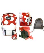 Super Mario Red Mushroom Backpack school with bonus coin pouch - £20.40 GBP