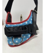 Pet Dog Adjustable Vest Harness Collar Handled Blue Red Stars Size Large - €12,72 EUR