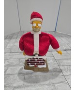 The Simpsons Christmas Santa Homer Stuck in the Chimney Talking Gemmy 20... - $456.90 MXN