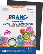 Prang (Formerly SunWorks) Construction Paper Black 9&quot; x 12&quot; 50 Sheets - $285.88 MXN