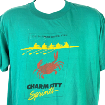 Baltimore Rowing Club Charm City Sprints Vtg T-Shirt sz XL Mens Oneita 46x29 USA - £34.49 GBP