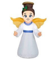 Holiday Time Angel with Gold Halo Inflatable 3.5 Inches Yard Decor - £32.19 GBP