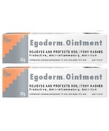 2 x 25g Egoderm Ointment Relieves Itchy Rashes, Inflammation, Dermatitis, Eczema - $28.70
