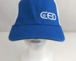 CED Blue &amp; White Mesh Back Unisex Snapback Baseball Cap - £13.03 GBP