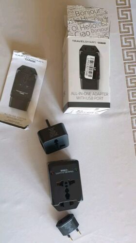 TravelSmart by Conair All-In-One Adapter with USB Port for Types A, C, I... - $9.49