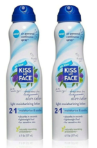(2) Kiss My Face Light Moisturizing Lotion Fragrance Free Spray Olive &amp; ... - $27.99