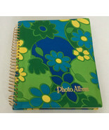 Vintage bright color groovy flower cover spiral bound photo album pictur... - €21,29 EUR