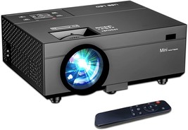 Mini Projector 2023, 1080P Full HD 180” Screen Supported Video Projector... - $58.04