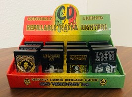 Bob Marley Full Box Set Of Refillable Lighters (12 Total) - £28.29 GBP