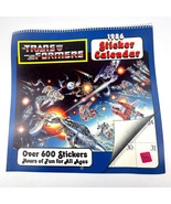 Vntg 1986 The TransFormers 1986 Sticker Calendar 11&quot;x11&quot; 600+ Stickers -... - £65.11 GBP
