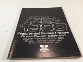 1980 Featured and Service Preview Plymouth Chrysler Dodge MMC 81-884-9017 - £10.16 GBP