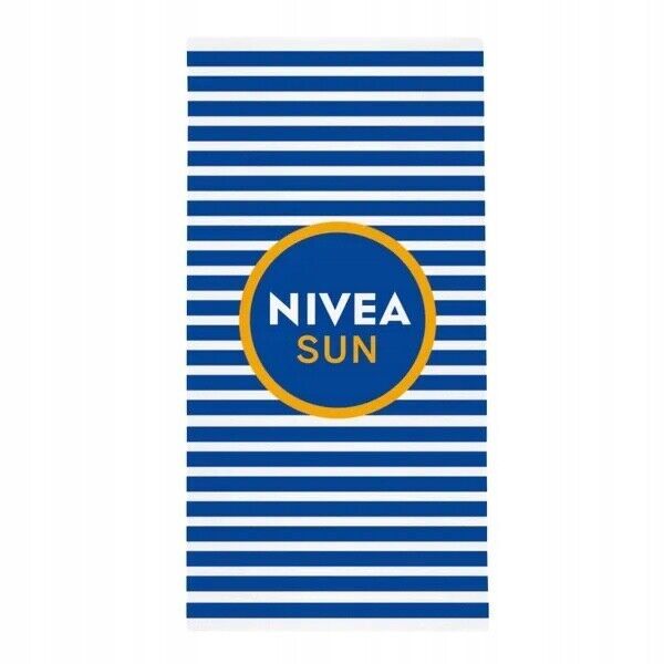 Nivea SUN Striped Beach Towel 59 in x 29,5 in -NEW- FREE SHIPPING