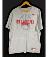 Team Nike Oklahoma Sooners T Shirt Size XL Mens Gray OU Football Game Da... - £29.52 GBP