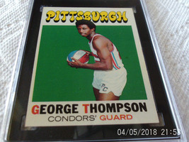 1971/72 Topps # 202 George Thompson Sgc 80 Condors Basketball !! - £39.14 GBP