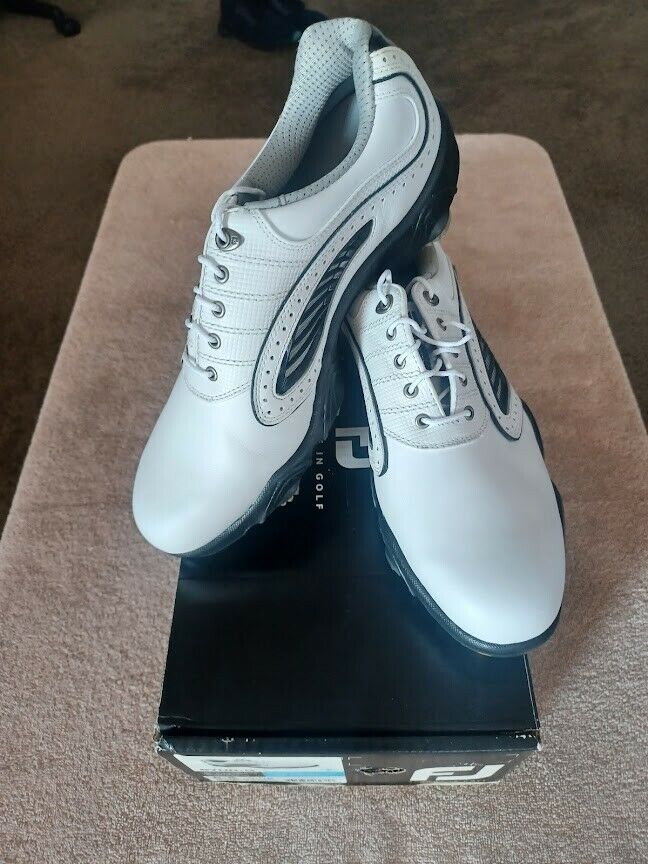 Primary image for TZ GOLF - FootJoy Men's SYNR-G Golf Shoes Size 8.5 W Style #53959