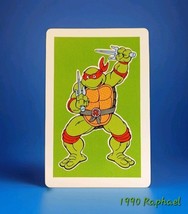 Vintage 1990 TMNT Heroes in a Halfshell Game Card Raphael MINT   - $24.99