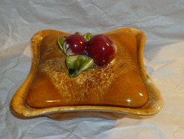 VTG California CALIF USA Pottery Apple Pie Crust Covered Tureen/Casserol... - $39.59