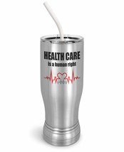 PixiDoodle Health Care Red Heartbeat Family Insulated Coffee Mug Tumbler with Sp - £26.85 GBP+