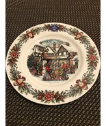 Royal Stafford Snow Winter Village Christmas Dinner Plates Set 4~NWT~ - $81.35 CAD