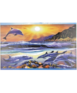 Blue Wonder Jigsaw Puzzle Sea Dolphins Returning Home Steve Sundram 1000... - £15.20 GBP