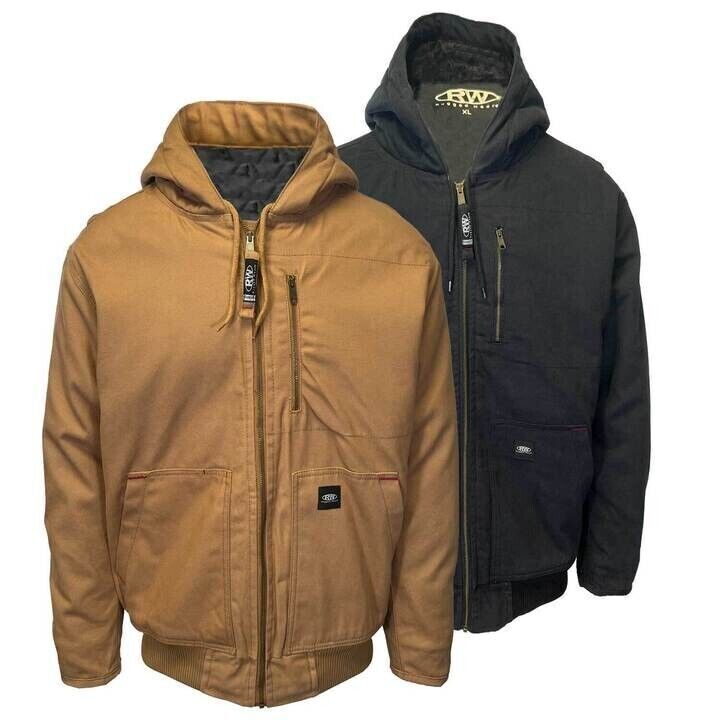 Rugged Wear Men's Jacket Heavy-Duty Insulated Work L/S