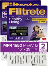 Filtrete MPR 1550 DP AC Furnace Air Filter Allergen, Bacteria &amp;, Pack of 1 - £72.17 GBP