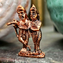 Krishna Radha Mini Statue Hindu Dashboard Statues Murti Gods Boxed Gift ... - £10.24 GBP