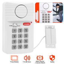 Wireless Door Alarm Shed Garage Caravan Burglar Home Security Keypad Loud Alarm - £15.72 GBP