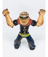Hubley Large Popeye Patrol Cast Iron Movable Figure for Patrol Motorcycle - $19,590.70 MXN