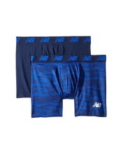 New Balance men&#39;s 2-pack premium performance 6&quot; boxer briefs in Pigment - $31.68