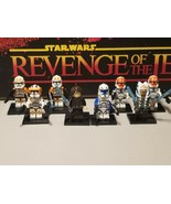 8Pcs/set Captain Rex Cody Ahsoka Tano 501st Clone Troopers Star Wars Min... - £13.13 GBP