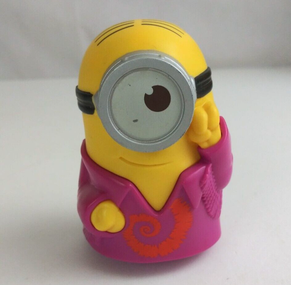 2015 Illumination Minions #8 Groovy Minion McDonald&#39;s Toy - $2.96