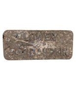 Antique Lower Dauphin Booster Plate Cast License Falcons PA HTF - $58.19