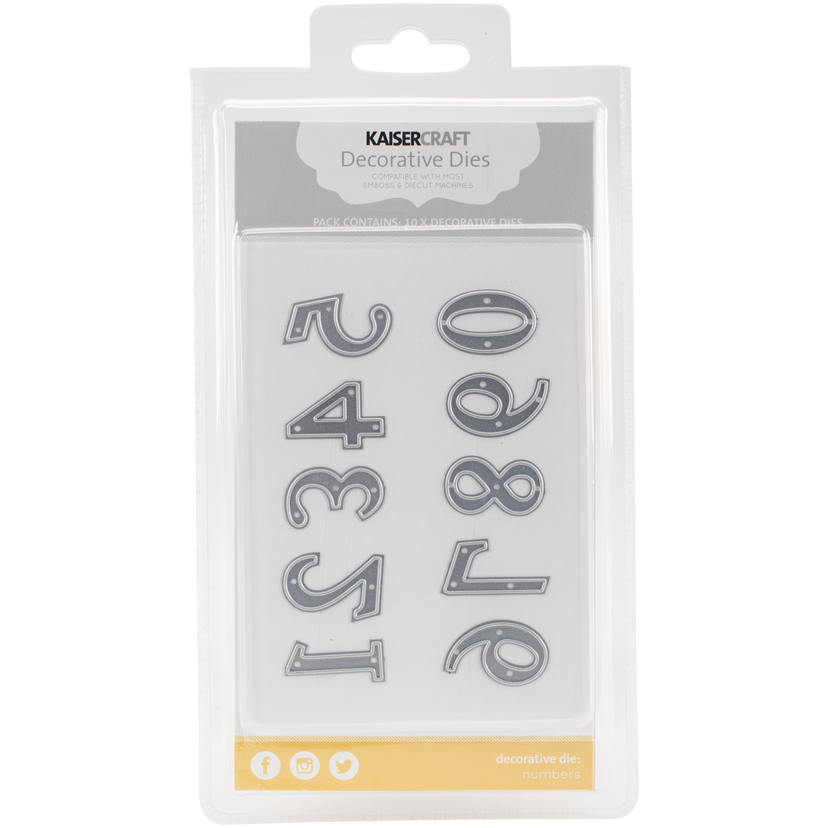 Dies Numbers - $34.35