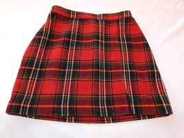 Hollister California Junior&#39;s Women&#39;s Casual Skirt Size S small Plaid Ultra High - £23.25 GBP