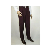 Men Apollo King Double Breasted Suit Classic Peak Lapel Pleated DM29 Burgundy image 10