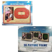 NHL Detroit Red Wings Hockey Official 12&quot;x8&quot; Picture Frame 3D Stadium View - £18.05 GBP