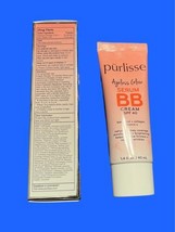 PURLISSE Ageless Glow Serum BB Cream SPF40 TAN DEEP 1.4oz Full Size NIB - $19.79