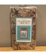 Traditions by Waverly Navarra Antique Scallop Valance Rod Pocket 52&quot;W X ... - $20.69 CAD