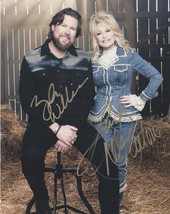 2X Signed DOLLY Parton &amp; Zach Williams Autographed Photo CMA Awards w/ COA - £78.65 GBP