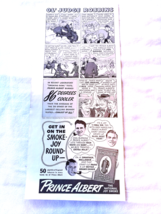 1940 Ad Prince Albert Pipe and Cigarette Tobacco with Ol Judge Robbins c... - $9.99
