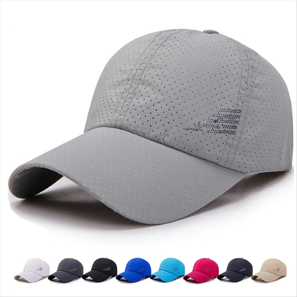 Unisex Summer Outdoor Breathable Baseball Caps Quick Dry Waterproof Golf... - £11.01 GBP