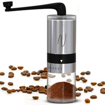 Manual Coffee Grinder - Conical Burr Hand Grinder for Espresso &amp; French Press, A - £86.75 GBP