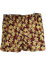 Covington Floral Hawaiian Mesh Lined Board Shorts Swim Trunks Medium Pockets - £15.56 GBP