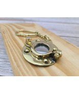 Porthole Keychain, Brass Porthole Keychain Solid Brass Porthole Mirror K... - €7,71 EUR