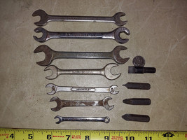 23DD14 Assorted Wrenches: Craftsman, Proto, Indestro, Barcalo, Good Condition - $9.44