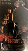 The Unforgiven (VHS, 1993) Clint Eastwood Gene Hackman Morgan Freeman - £7.05 GBP