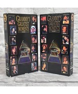 Grammy&#39;s Greatest Moments Volume I &amp; II Lot Of 2 VHS 1994 A Vision Enter... - £15.47 GBP