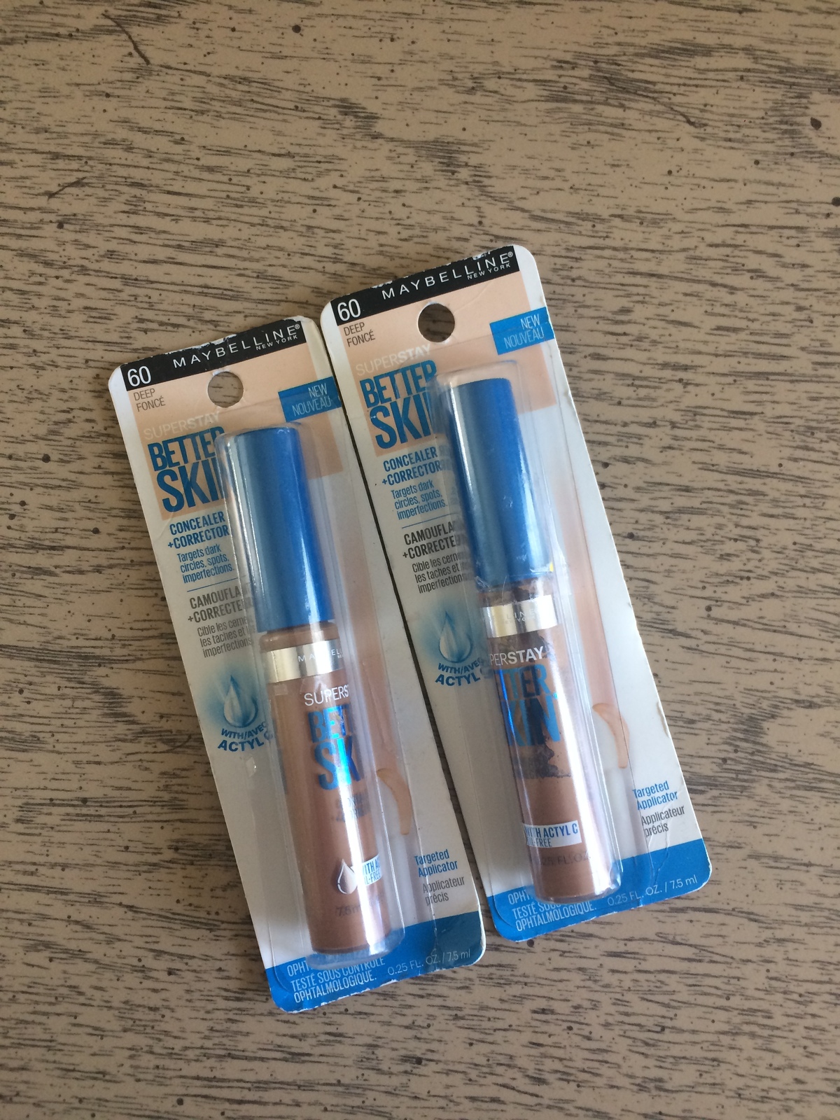 Primary image for 2 x Maybelline New York SuperStay Better Skin Concealer  + Corrector  Shade: #60
