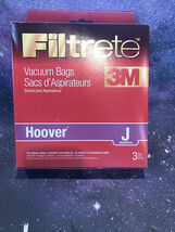 3M Filtrete Vacuum Bags  Hoover J Bags  - 3 bags/ Box - $11.26 CAD
